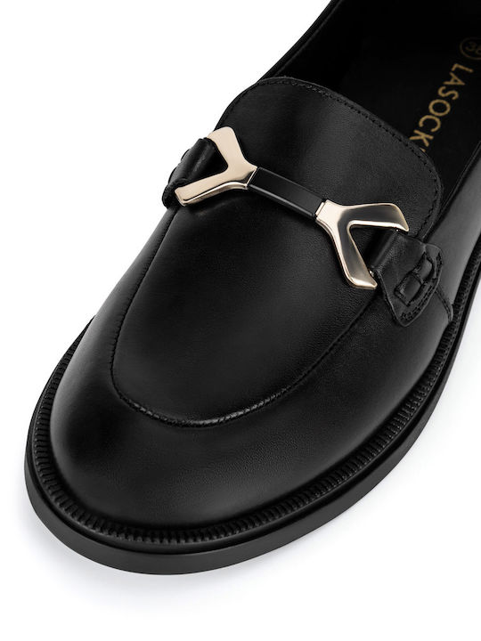 Damen Mokassins in Schwarz Farbe