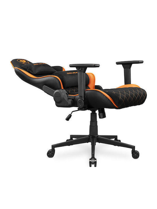 Cougar Armor One V2 F Fabric Gaming Chair with Adjustable Arms Orange