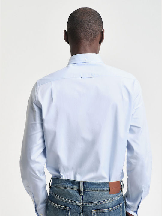 Gant Cotton Shirt Light Blue