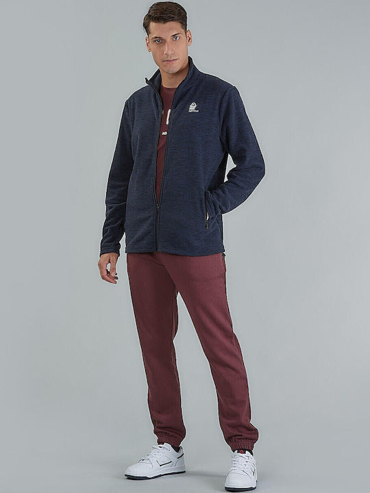 Ανδρική Ζακέτα Fleece Navy Μπλε Σκουρο