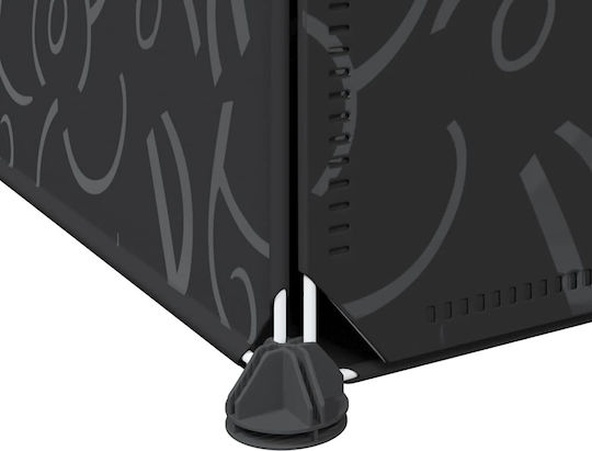 Organizator de Depozitare cu 16 Cuburi cu Bare de Agățat PP Alb 4019584
