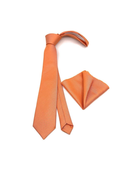 Legend Accessories Men's Tie Set Monochrome Orange