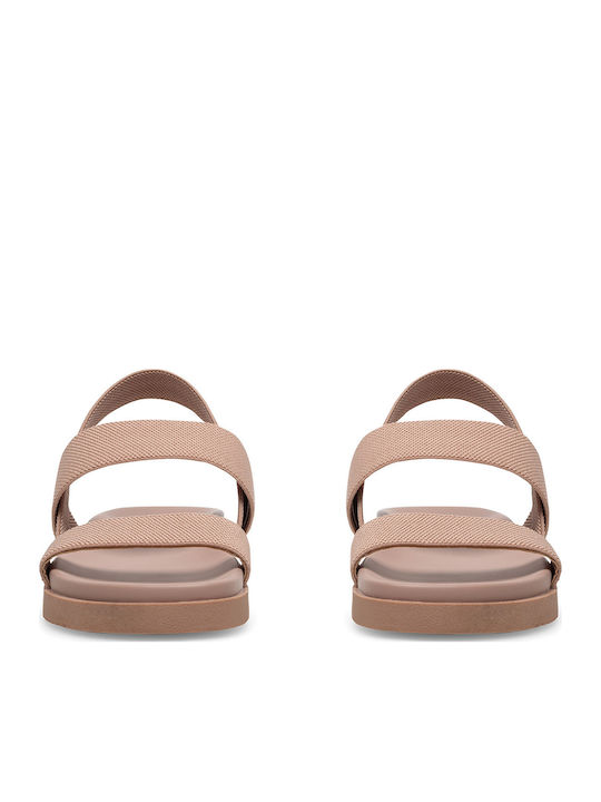 Flache Sandalen für Damen in Rosa Farbe