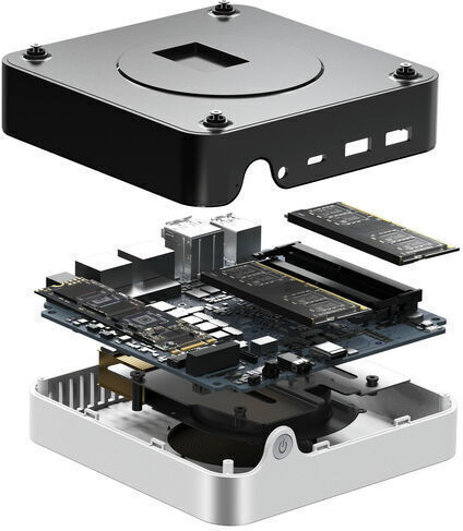 Chuwi Larkbox-X Mini PC (Seria N N100/12GB DDR5/512GB SSD/W11 Home