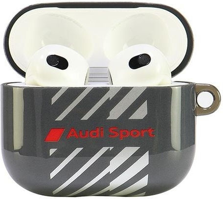 Audi Iml Sport Θήκη Σιλικόνης / Πλαστική σε Μαύρο χρώμα για Apple AirPods 3