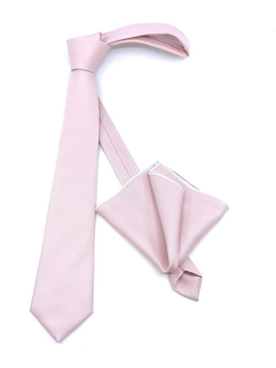 Legend Accessories Σετ Ανδρικής Γραβάτας Μονόχρωμη σε Ροζ Χρώμα Legend Accessories Σετ Ανδρικής Γραβάτας Μονόχρωμη σε Ροζ Χρώμα