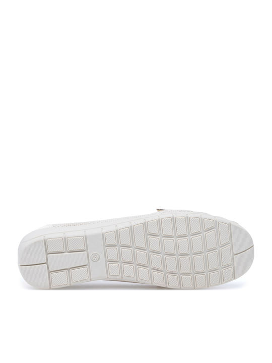 Damen Mokassins in Beige Farbe