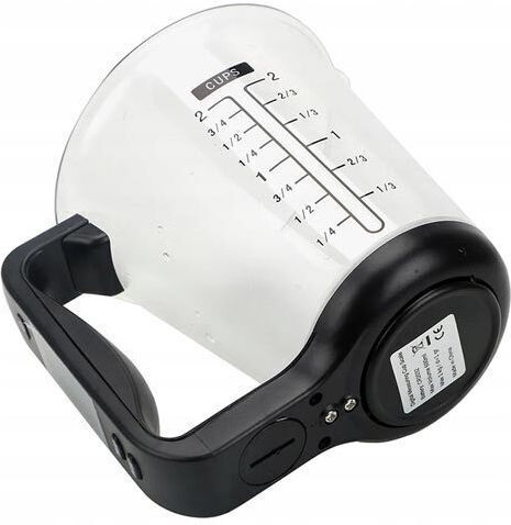 Digital Kitchen Scale with Jug up to 1kg Black