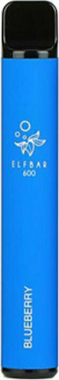 Elf Bar 600 Disposable Electronic Cigarette 600 Puffs Blueberry 20ml 20mg