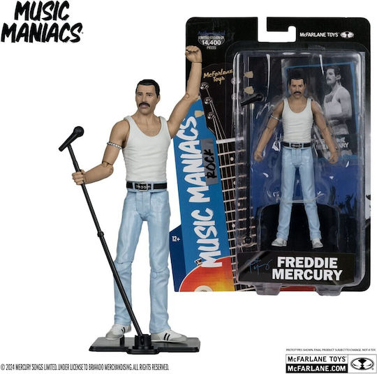 Mcfarlane Toys Music Maniacs Freddy Mercury Action Figure 15cm