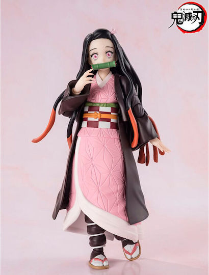 Tamashi Nations Demon Slayer: S.h Figuarts Nezuko Kamado Action Figure height 13cm