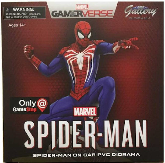 Diamond Select Toys Marvel Spiderman Cu Taxiul Figurină 23cm