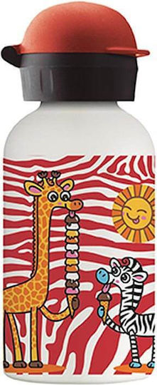 Laken Kinderflasche Thermos Rostfreier Stahl Auslaufsicher Rot 350ml