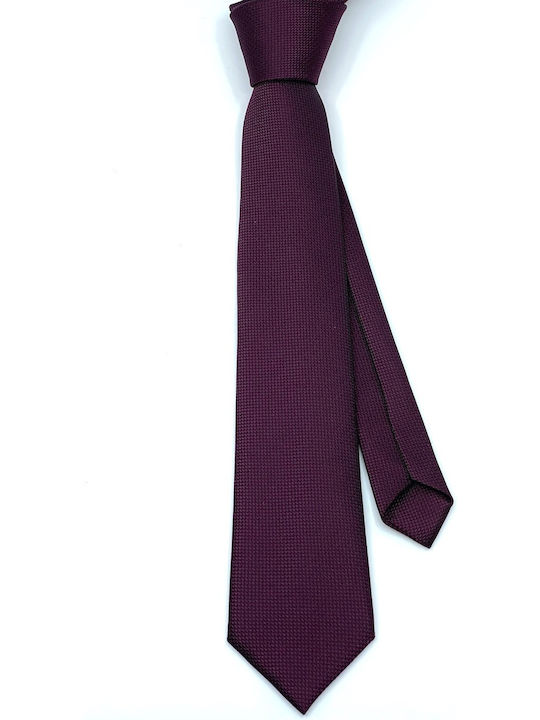 Legend Accessories Men's Tie Set Synthetic Monochrome Purple Bordeaux