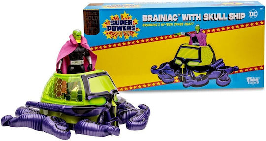 DC Direct Super Powers фигура превозни средства Brainiac Skull Ship Gold Label 12 см