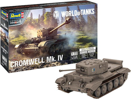 Revell World Of Tanks Modellbausatz 1/72 Cromwell Mk. Iv Sammelbare Figur 8cm