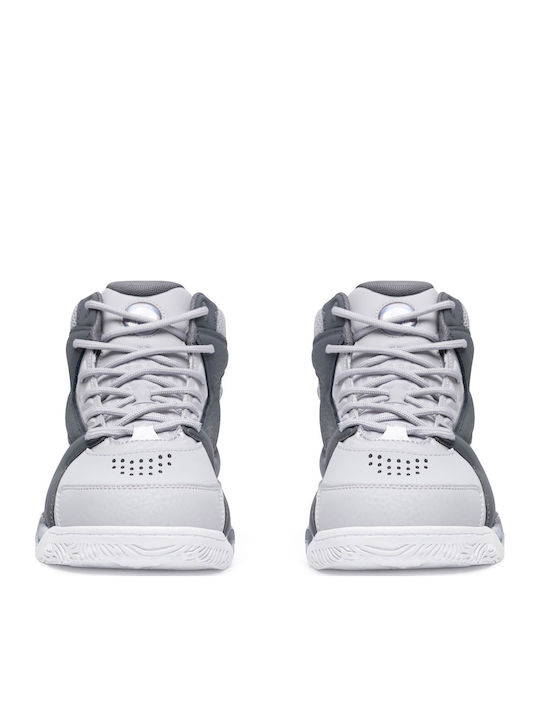Kids Sports Shoes Basketball with Laces Gray