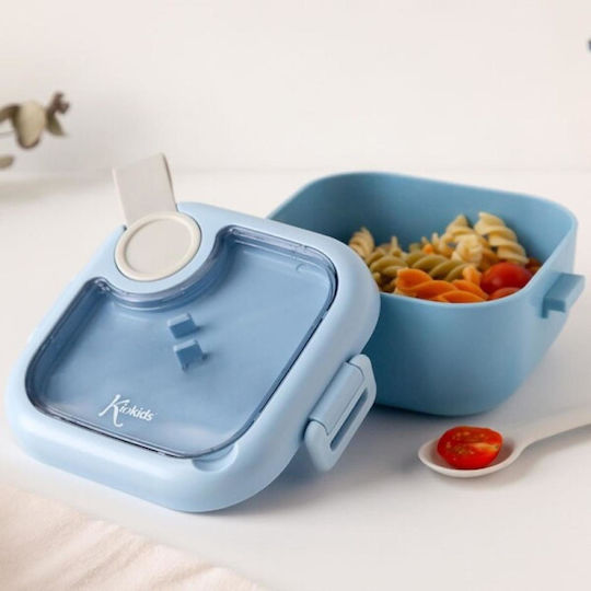 Kiokids Dolci Amici Πλαστικό Παιδικό Δοχείο Φαγητού 0.75lt Μπλε