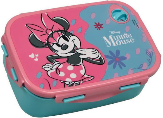 Gim Minnie Mouse Πλαστικό Παιδικό Δοχείο Φαγητού Minnie Minnie Mouse
