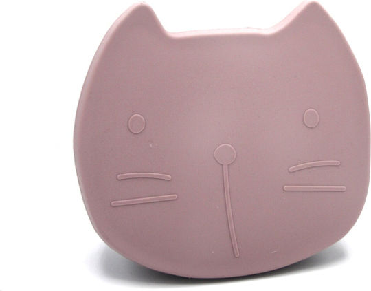 The Cotton Cloud Pippa the Cat Recipient pentru copii din plastic Roz