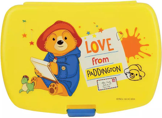Ango Paddington Recipient pentru copii din plastic Galben