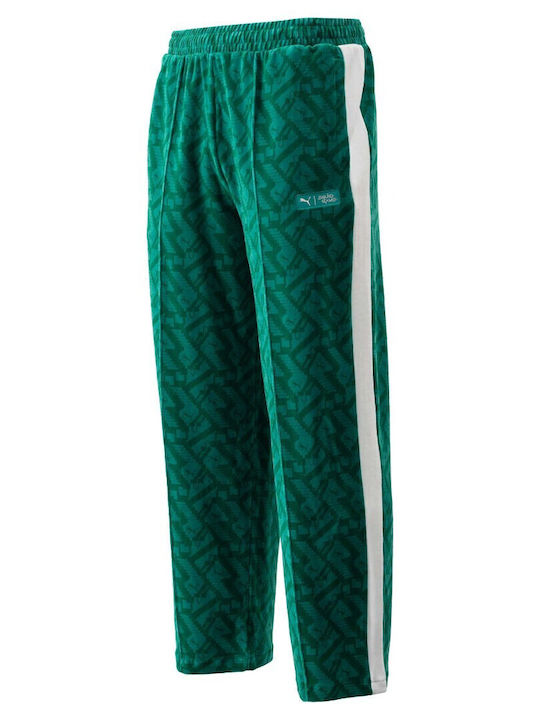 T7 Iconic Jogginghose ohne Gummizug Grün