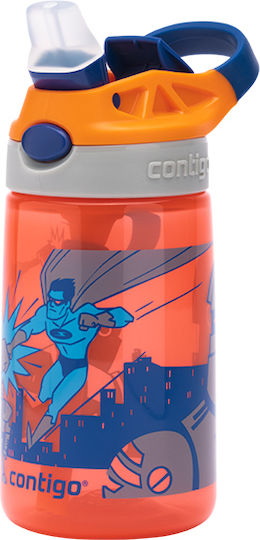 Contigo Gizmo Flip Παιδικό Παγούρι Πλαστικό με Καλαμάκι Non Spill Πράσινο 420ml