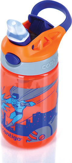 Contigo Gizmo Flip Παιδικό Παγούρι Πλαστικό με Καλαμάκι Non Spill Πράσινο 420ml