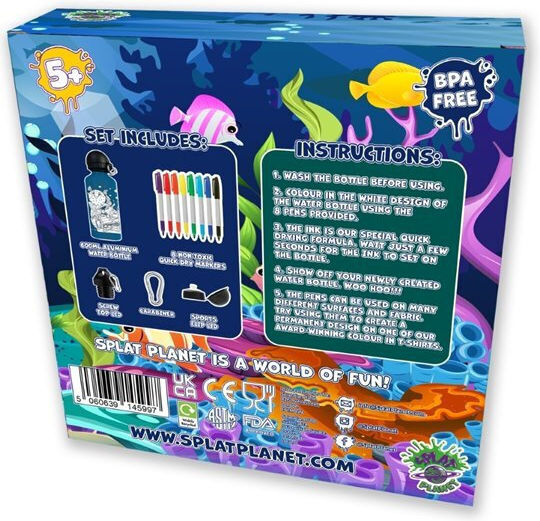 Splat Planet Παιδικό Παγούρι Αλουμινίου 600ml