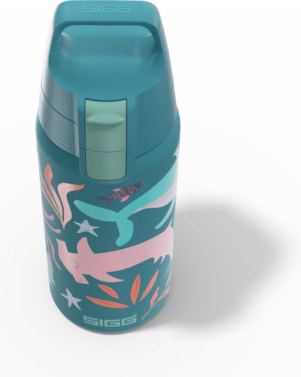 Sigg Kids Water Bottle Thermos Stainless Steel Blue 500ml