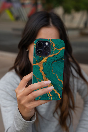 Sonique Marble Serie Hülle für Samsung Galaxy A51 Grün