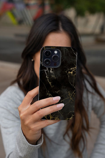 Sonique Marble Series Case for Samsung Galaxy A50 Galaxy A50s Galaxy A30s Black 01