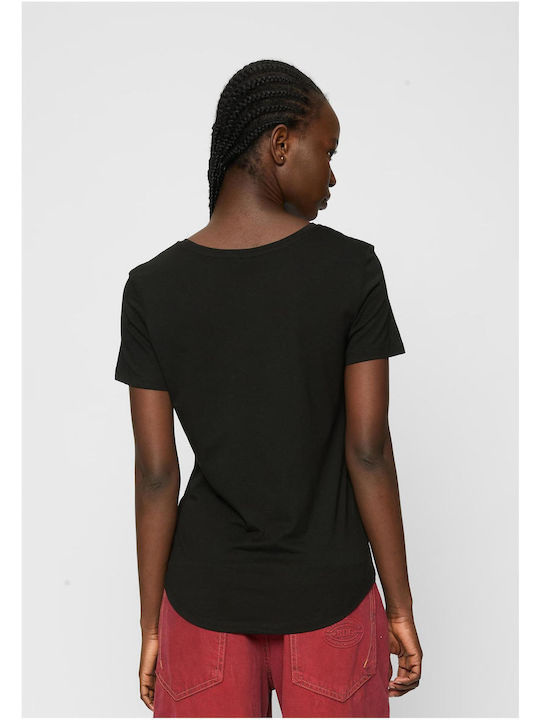 Damen T-Shirt Black