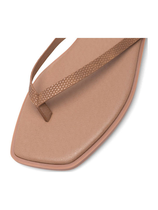 Women's Flat Sandals in Brown Color