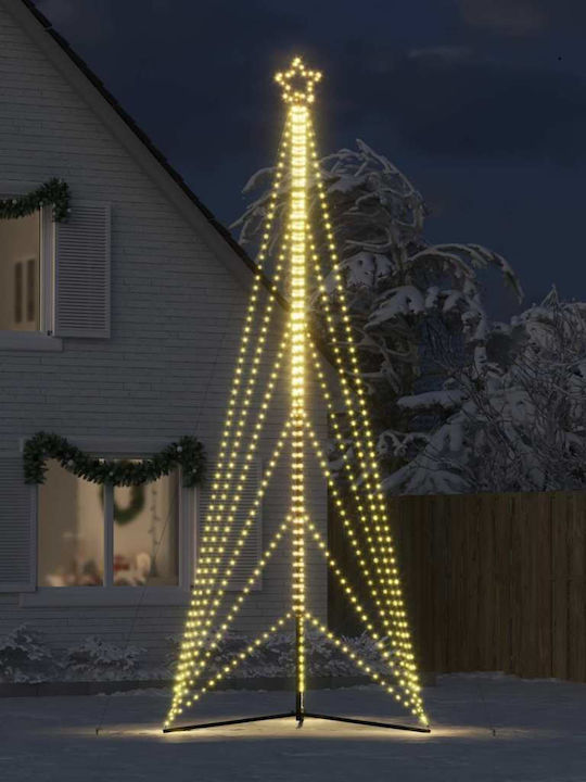 vidaXL Christmas Decorative Illuminated Tree 480cm Yes Electric White