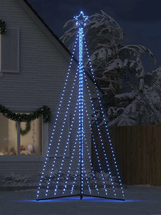 vidaXL Christmas Decorative Illuminated Tree 400cm Yes Electric Blue