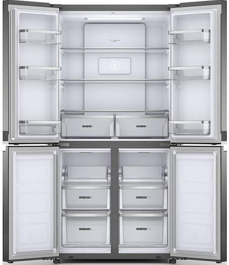 Whirlpool Side-by-Side Kühlschrank 594Es NoFrost H187.4xB90.9xT69.8cm. Inox WQ9 B3L EF
