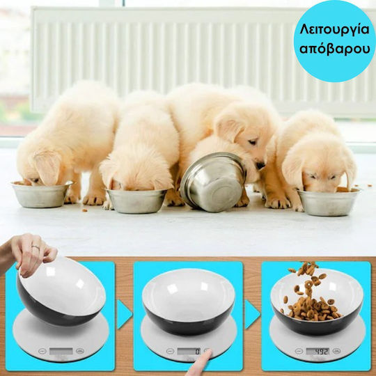 Royalty Line Digital Kitchen Scale Up To 5kg White