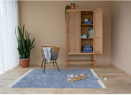 Little Dutch Dot Pure Παιδικό Χαλί Μπλε 120x170cm