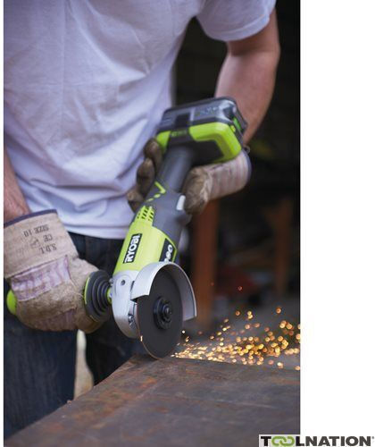 Ryobi R18AG-140S Τροχός 115mm Μπαταρίας 18V Solo