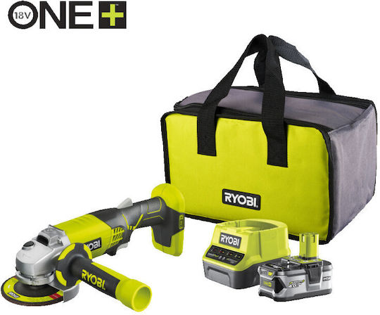 Ryobi R18AG-140S Τροχός 115mm Μπαταρίας 18V Solo