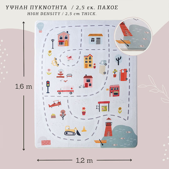 Hakuna Matte Kinder Teppich Mehrfarbig 160x120cm Dicke 15mm
