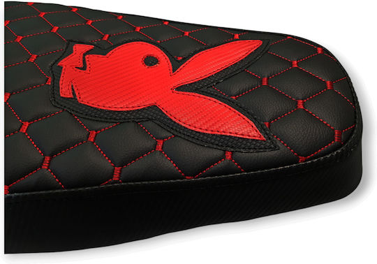 GT by Zefos Works Quilted with Red Stitches and Playboy Logo Daytona DY 50-110-125