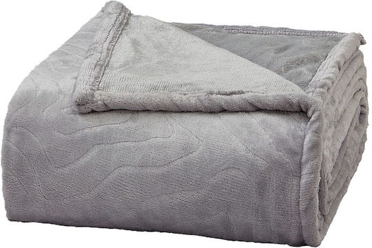 Borea Jungle Velvet Blanket Double 220x240cm Brown