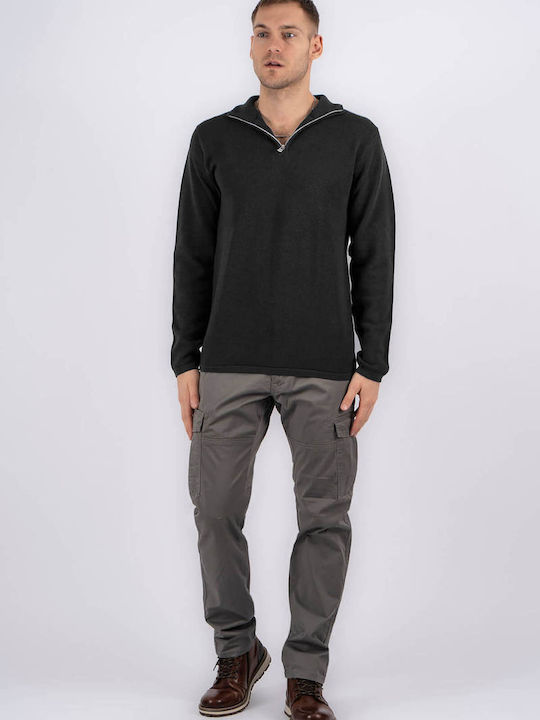 Marcus Long Sleeve Sweater BLACK