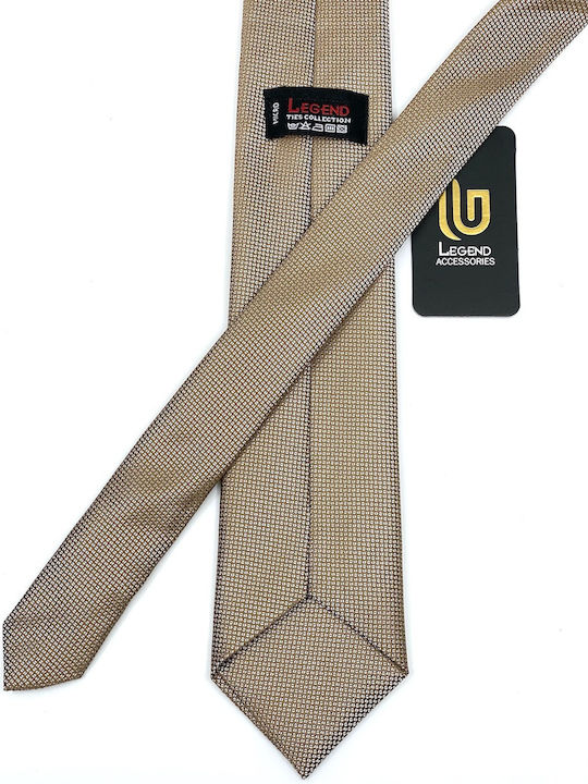 Legend Accessories Synthetic Men's Tie Set Monochrome Beige