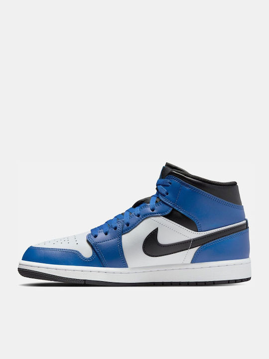 Air  1 Mid Herren Stiefel Blau