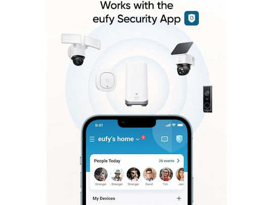 Anker Eufy Wireless Alarm Siren Battery Outdoor 105dB