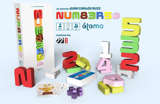 Настолна игра Numbers Up за 2-4 играчи 7+ години (ES) Atomo Games