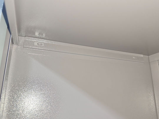 Dulap cu Două Uși ES-01B Metal 90x40x195cm 0400071